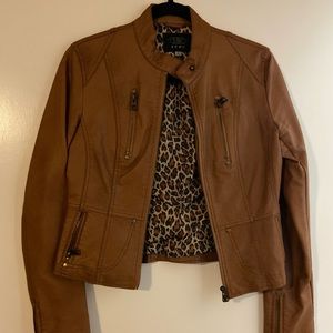 Faux leather jacket by TCEC